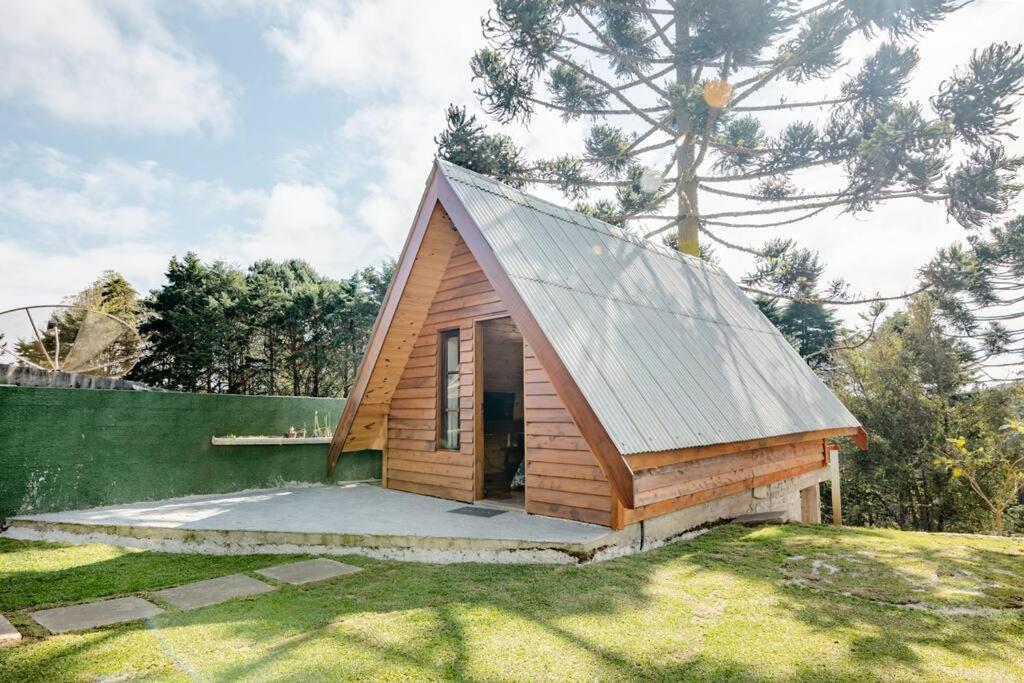 Chale Com Hidromassagem Casa Papai Noel Campos do Jordão Exterior foto